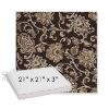 Picture of Martha Floral Garden Path | Sunbrella® 21" x 21" x 3" Outdoor Dining Cushion