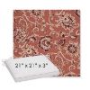 Picture of Martha Floral Rose Vine | Sunbrella® 21" x 21" x 3" Outdoor Dining Cushion