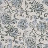 Picture of Martha Floral Periwinkle | Sunbrella® 21" x 21" x 3" Outdoor Dining Cushion