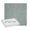 Picture of Piazza Mist | Sunbrella® 21" x 21" x 3" Outdoor Dining Cushion
