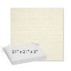 Picture of Piazza Parchment | Sunbrella® 21" x 21" x 3" Outdoor Dining Cushion