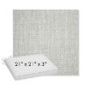 Picture of Pique Cloud | Sunbrella® 21" x 21" x 3" Outdoor Dining Cushion