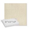 Picture of Pique Flax | Sunbrella® 21" x 21" x 3" Outdoor Dining Cushion