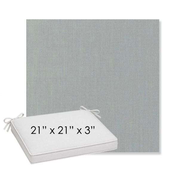 Picture of Play Sky | Sunbrella® 21" x 21" x 3" Outdoor Dining Cushion