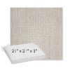 Picture of Posh Pebble | Sunbrella® 21" x 21" x 3" Outdoor Dining Cushion