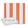 Picture of Relate Persimmon | Sunbrella® 21" x 21" x 3" Outdoor Dining Cushion
