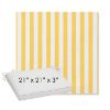 Picture of Sail Away Sunflower | Sunbrella® 21" x 21" x 3" Outdoor Dining Cushion