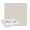 Picture of Shelter White | Sunbrella® 21" x 21" x 3" Outdoor Dining Cushion