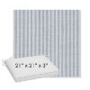 Picture of Tap Chambray | Sunbrella® 21" x 21" x 3" Outdoor Dining Cushion