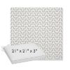 Picture of Underline Dove | Sunbrella® 21" x 21" x 3" Outdoor Dining Cushion
