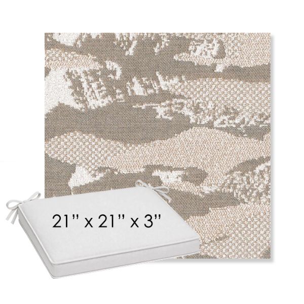 Picture of Yama Fuji | Sunbrella® 21" x 21" x 3" Outdoor Dining Cushion