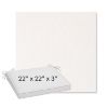 Picture of Abstraction Snow | Sunbrella® 22" x 22" x 3" Outdoor Dining Cushion