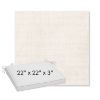 Picture of Ambrose Linen | Sunbrella® 22" x 22" x 3" Outdoor Dining Cushion