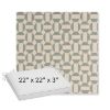 Picture of Assemble Mist | Sunbrella® 22" x 22" x 3" Outdoor Dining Cushion
