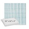Picture of Benson Lagoon | Sunbrella® 22" x 22" x 3" Outdoor Dining Cushion