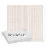 Picture of Benson Sand | Sunbrella® 22" x 22" x 3" Outdoor Dining Cushion