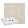 Picture of Blend Linen | Sunbrella® 22" x 22" x 3" Outdoor Dining Cushion