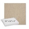 Picture of Blend Sand | Sunbrella® 22" x 22" x 3" Outdoor Dining Cushion
