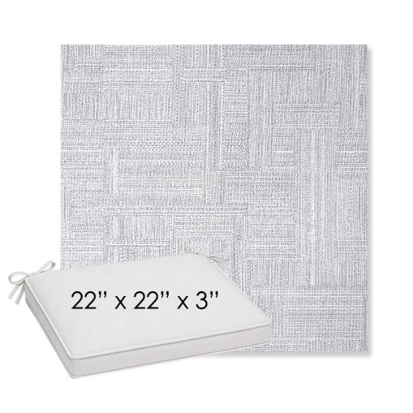 Picture of Boro Elegance | Sunbrella® 22" x 22" x 3" Outdoor Dining Cushion