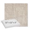 Picture of Boro Walnut | Sunbrella® 22" x 22" x 3" Outdoor Dining Cushion