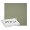 Picture of Canvas Almond | Sunbrella® 22" x 22" x 3" Outdoor Dining Cushion