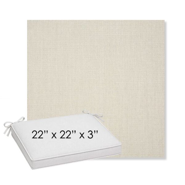 Picture of Canvas Cloud | Sunbrella® 22" x 22" x 3" Outdoor Dining Cushion