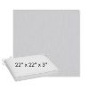 Picture of Canvas Marble | Sunbrella® 22" x 22" x 3" Outdoor Dining Cushion