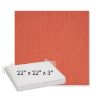 Picture of Canvas Persimmon | Sunbrella® 22" x 22" x 3" Outdoor Dining Cushion