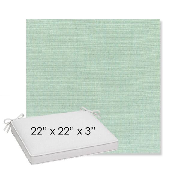 Picture of Canvas Spa | Sunbrella® 22" x 22" x 3" Outdoor Dining Cushion