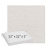 Picture of Cassava White | Sunbrella® 22" x 22" x 3" Outdoor Dining Cushion