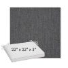 Picture of Cast Charcoal | Sunbrella® 22" x 22" x 3" Outdoor Dining Cushion