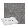 Picture of Chartres Granite | Sunbrella® 22" x 22" x 3" Outdoor Dining Cushion
