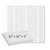 Picture of Compose Linen | Sunbrella® 22" x 22" x 3" Outdoor Dining Cushion