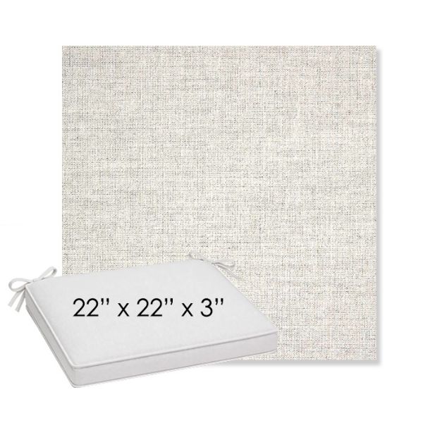 Picture of Crush Cloud | Sunbrella® 22" x 22" x 3" Outdoor Dining Cushion