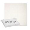 Picture of Crush Snow | Sunbrella® 22" x 22" x 3" Outdoor Dining Cushion