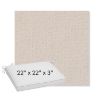 Picture of Dumont Cream | Sunbrella® 22" x 22" x 3" Outdoor Dining Cushion