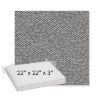 Picture of Dumont Slate | Sunbrella® 22" x 22" x 3" Outdoor Dining Cushion