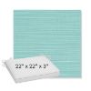 Picture of Dupione Celeste | Sunbrella® 22" x 22" x 3" Outdoor Dining Cushion