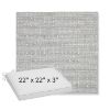 Picture of Embrace Pewter | Sunbrella® 22" x 22" x 3" Outdoor Dining Cushion