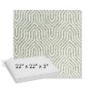 Picture of Etna Juniper | Sunbrella® 22" x 22" x 3" Outdoor Dining Cushion