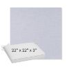 Picture of Exhale Sky | Sunbrella® 22" x 22" x 3" Outdoor Dining Cushion