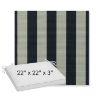 Picture of Expressive Mist | Sunbrella® 22" x 22" x 3" Outdoor Dining Cushion