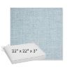 Picture of Idol Frost | Sunbrella® 22" x 22" x 3" Outdoor Dining Cushion