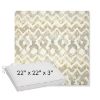 Picture of Inga Marble | Sunbrella® 22" x 22" x 3" Outdoor Dining Cushion