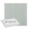 Picture of Kaia Mist | Sunbrella® 22" x 22" x 3" Outdoor Dining Cushion