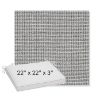 Picture of Kudos Newsprint | Sunbrella® 22" x 22" x 3" Outdoor Dining Cushion