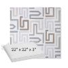 Picture of Labyrinth Cloud | Sunbrella® 22" x 22" x 3" Outdoor Dining Cushion