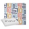 Picture of Labyrinth Fiesta | Sunbrella® 22" x 22" x 3" Outdoor Dining Cushion