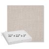 Picture of Linville Parchment | Sunbrella® 22" x 22" x 3" Outdoor Dining Cushion