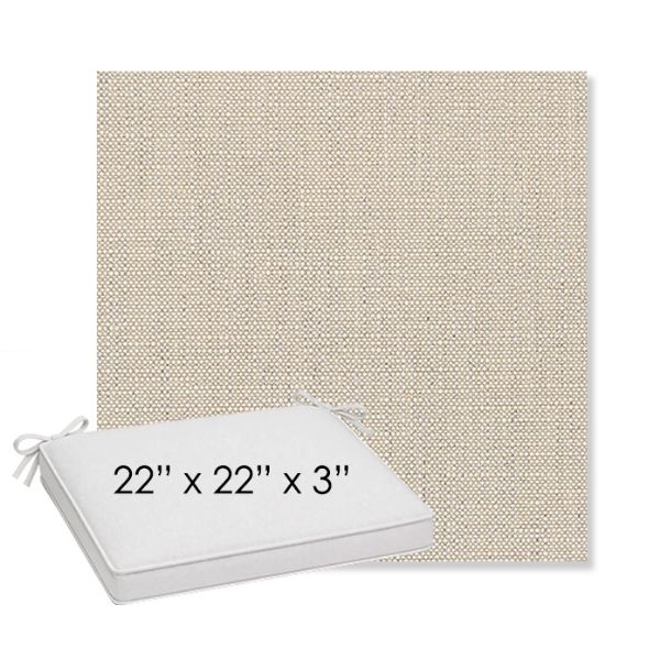 Picture of Linville Sage | Sunbrella® 22" x 22" x 3" Outdoor Dining Cushion